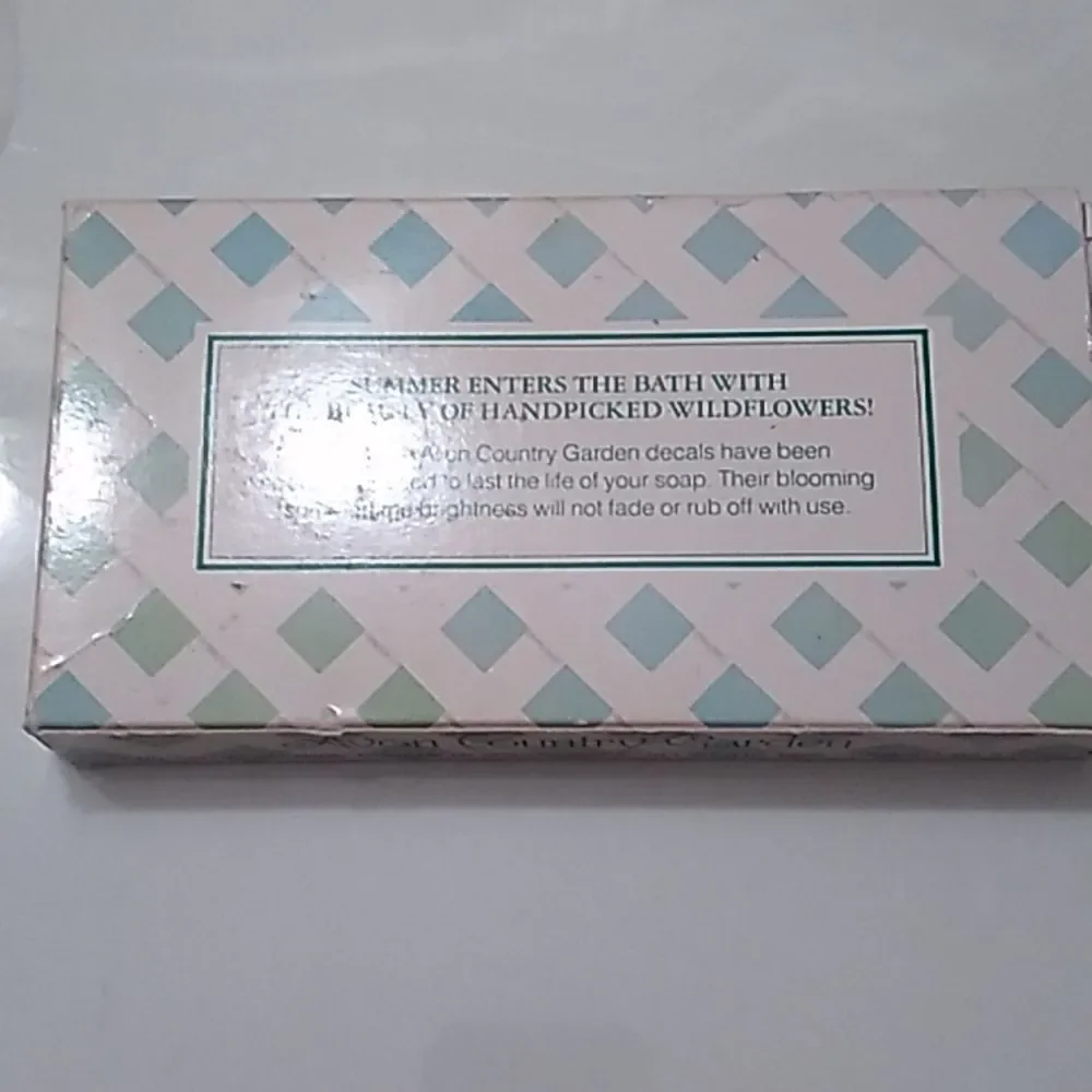 Avon Country Garden Soaps.